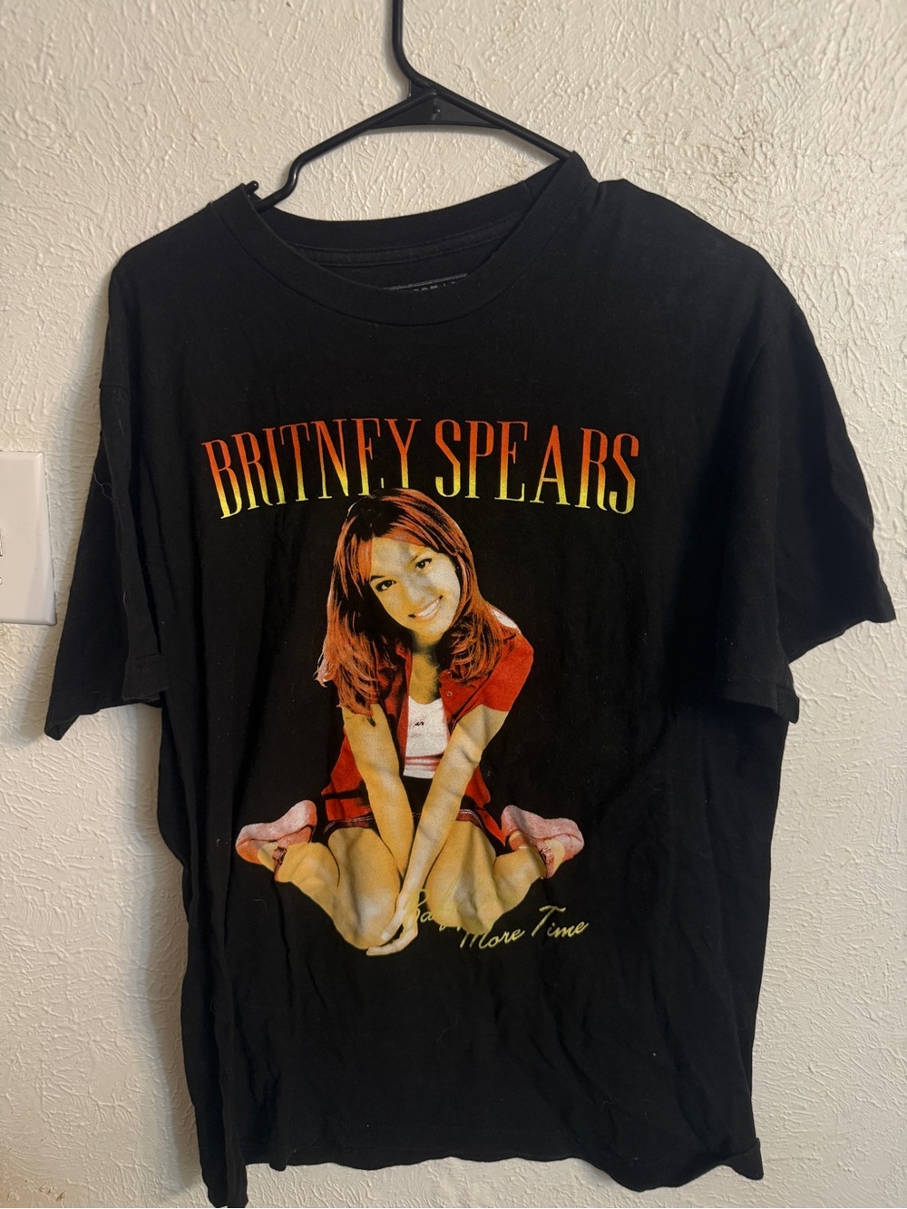 Britney Spears Black More Time T-Shirt